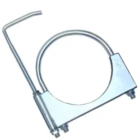 Caro1001026 Carotupy 5 Inch Universal Heavy Duty Exhaust Clamp And Muffler Pipe Hanger For Automotive