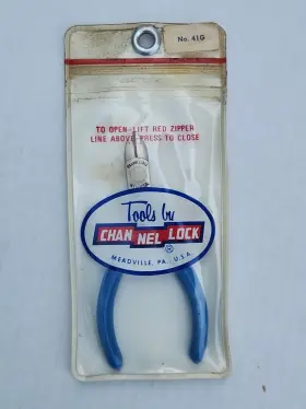 Channellock 025582100276 Vintage 41 Mini Side Cutter Made In Usa Free Shipping