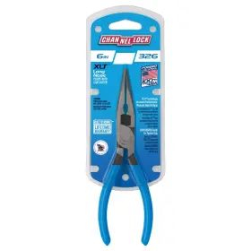 Channellock 025582122377 326 - 6 Inch Xlt Combination Long Nose Pliers With Cutter Made In Usa