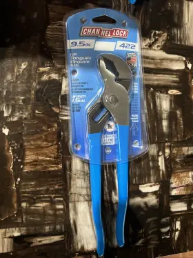 Channellock 025582300874 422 9.5 Inch V-jaw Tongue And Groove Pliers With 1.5 Capacity