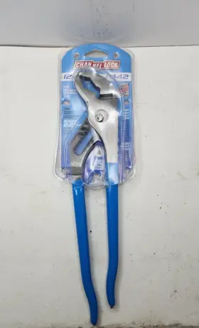 Channellock 025582301871 Chanel Lock 442 12 Inch V-jaw Tongue And Groove Pliers Perma-lock