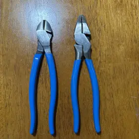 338-368 Channellock Lot Of 2 338 8 Inch Diagonal Cutting Pliers 368 9 Lineman Usa