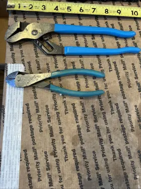 430-337 Channellock 337 Angle Cutter Snips And 430 10 Inch Slip Joint Pliers