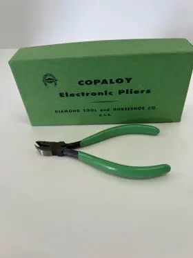 Copaloy Ga54 Vintage Electronic Pliers Like New In Box