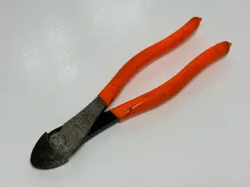 Ccl-338 Cornwell Tools Usa 8 Inch Curved Diagonal Cutters Pliers - Orange Handle