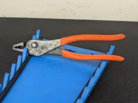 Ccl558 Cornwell #bk532 Tools 8 Inch Hose Clamp Pliers Orange Grip