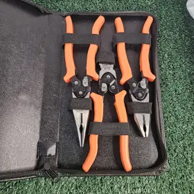 Cpl-110 Cornwell Tools 3-pc Plier Set Needle Nose Diagonal Cutters Linemans