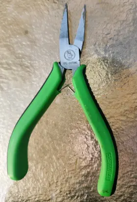 Cpl-3375ng Cornwell Tools 4.5 Inch Narrow Nose Duck Bill Pliers Green