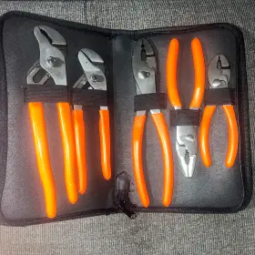 Cpl113 Cornwell Tools - 1 5 Piece Multi-purpose Plier Set With Case New