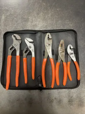Cll-113 Cornwell Cpl1280 See Photos Adjustable Pliers 5 Piece Set
