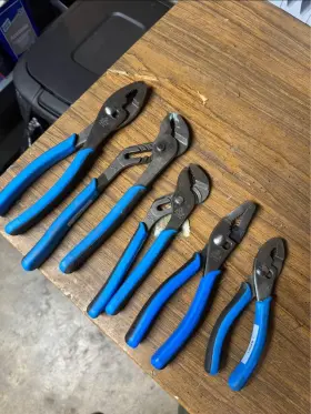 Cpl313b Cornwell 5pc Slip Joint Plier Set Tongue And Groove Pliers Cpl313