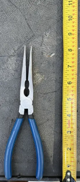 Cpl65 Cornwell Tools Needle Nose Pliers Blue Handle
