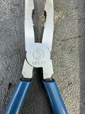 Cpl66 Cornwell Tools Angled Tip Needle Nose Pliers Blue Handle