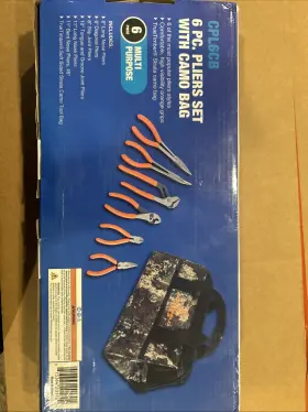 Cpl6cb Cornwell Tools 6pc Pliers Set With Camp Bag