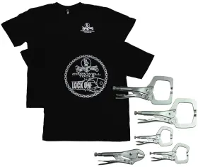 Cpll74 Cornwell - 5 Piece Clamp Set With Free Xl T-shirt