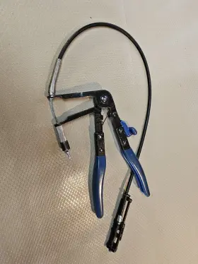 Hcpr21b Cornwell Ratcheting Hose Clamp Pliers Flex Clip Blue