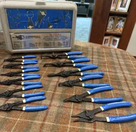 Ml1225ra Cornwell Tools Qtr Turn Convertible Retaining Ring Pliers Set