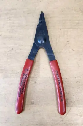 Ml22 Cornwell Tools - 6 Inch Long Straight Fixed Tip External Snap Ring Pliers