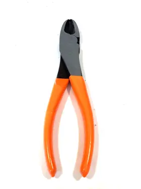 Ccl447 Cornwell Tools New 8 Inch Curved Head Orange Diagonal Cutter Pliers Usa Made