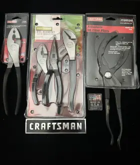 45103 Craftsman 047084205204 Nos Usa Long Nose Arc Joint Slip And Oil Pliers 20520 45380 45412