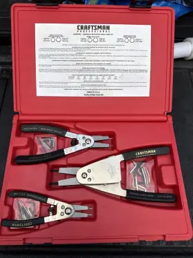 30359 Craftsman Sears Professional Usa Nos 3pc Snap Ring Retaining Plier Kit