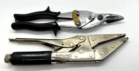 4275 Craftsman Tools 10 Locking Needle Nose Set Lot Pliers Tin Snip Shear Cutter