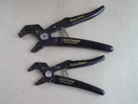 45028-45029 Craftsman Vtg Professional Robo Grip Pliers # 45028 And 45029 Usa - Good Read