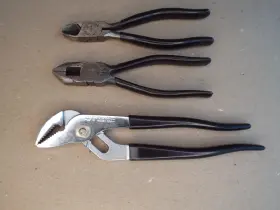 450731 Craftsman 45381 45091 Vtg 3 Pliers Linesman Cutters Tongue And Groove Usa Read