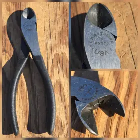 9-45075 Craftsman 45075 945075 Vintage Sears Usa 6 Inch Diagonal Cutting Pliers Wf Euc