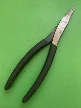 45087 Craftsman Tools Usa 8 Inch Long Reach Black Handle Duck Bill Pliers Model Wf V