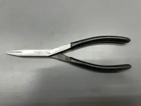 4509 Craftsman X Vintage No. 8 Inch Duck Bill Hi Leverage Flat Nose Pliers Vgc Usa