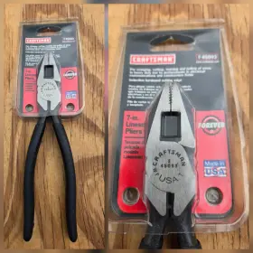 9-45093 Craftsman 45093 945093 Nos Vintage Sears 7 Inch Linesman Lineman Pliers Usa Wf T