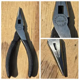 9-45102 Craftsman 45102 945102 Vintage 6 Inch Needle Nose Pliers Wf Ad Made In Usa Euc
