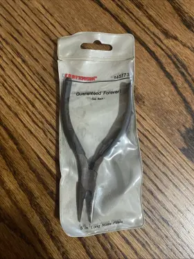 45173 Craftsman Professional 5 Inch Long Nose Pliers #45173 Made In France Vintage New