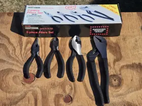 9-45254 Craftsman 45254 945254 Vintage Nos Sears 4pc Pliers Set Arc Slip Needle Nose Usa