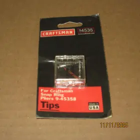 45358 Craftsman 4535 New Vintage Snap Ring Pliers Tips Usa