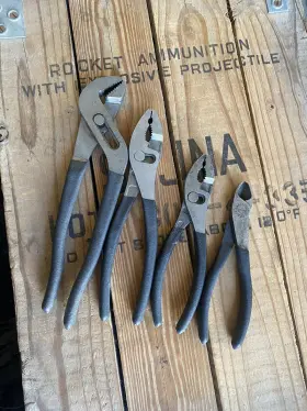 45378 Craftsman 45381 45075 45379 Vintage 4pc Arc Slip Joint Diagonal Pliers Channellock Set Usa