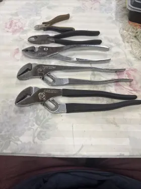 45381-45382-45373-45073-45663 Craftsman Vintage Pliers 5 Pair. 45381 45382 45373 45073 45663