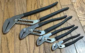 45385 Craftsman 45384 45386 45381 Craftsmantools Tongue Groove Set Adjustable Pliers Flat Jaw Lot Pipe Wrench