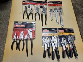 45712 Craftsman 45400 44664 45243 Nos Usa Plier And Wrench Tool Lot Professional