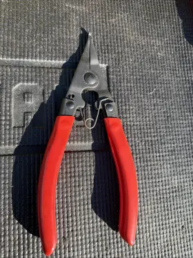 Craftsman 45492-f Sears Red Grip Handles Lock-ring Pliers Model 45492 Made In Usa Nos