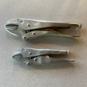 9-45964 Craftsman 45551 2 - Vintage Vise Grip 5 Inch And 7 Locking Pliers Usa