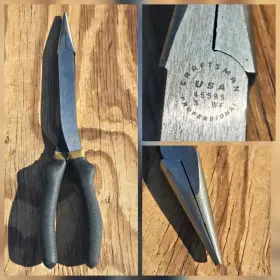 9-45595 Craftsman 45595 945595 Vntg Sears Usa Professional Long Reach Needle Nose Pliers Wf Euc