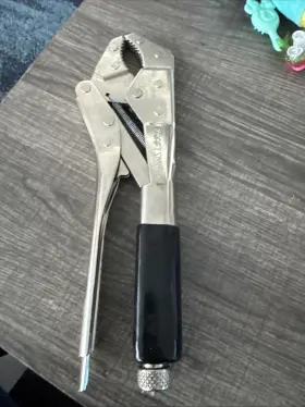 45606 Craftsman New Nos Usa 10 Inch Adjustable Locking Vise Grip Pliers Curved Jaw