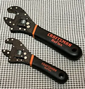 45782 Craftsman 45781 Reflex Adjustable Wrenches Set Of 2 - And Made In Usa