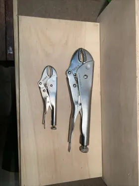 45343 Craftsman 45961 2 Vintage Usa Locking Pliers 9 Inch And 5 Both Excellent