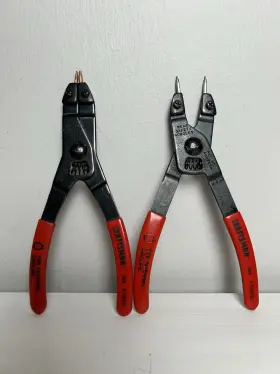 47387 Craftsman Sears Usa Retaining Ring Pliers #47387 Internal External Circlips Vtg