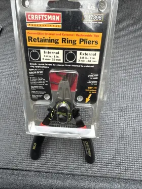47396 Craftsman Sears Professional Usa Nos Snap Ring Plier Retaining Convertible
