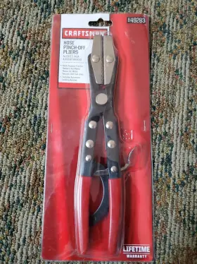 49283 Craftsman Nos Usa 10 Inch Swivel Jaws Pinch-off Hose Clamp Pliers