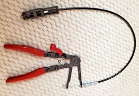 49803-ah Craftsman Flexible Cable Long Reach Hose Clamp Pliers